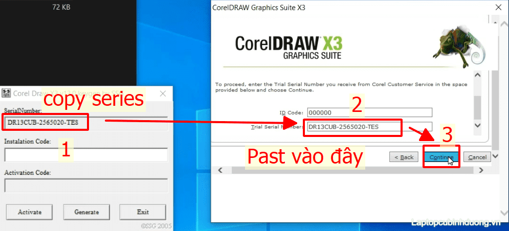 9-cai-corel-x3 Laptop Cũ Bình Dương - 9 cai corel