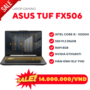 Asus FX506 - I5 1030H| Ram 8G| Nvme M2 256G| Nvidia GTX1650TI| Lcd 15.6 IPS FHD 40089