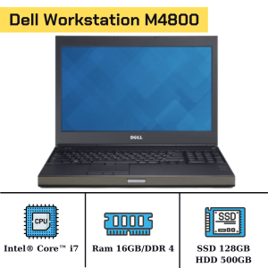 Dell M4800 - I7 4710MQ| 8G| Msata 128G| HDD 1T| Nvidia K1100| LCD 15.6 FHD 33937