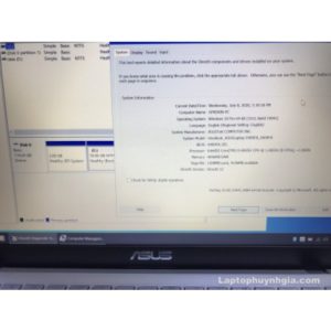 Laptop Asus X409 -I5 8265u| Ram 4G| SSD 128G| Intel HD 620m| Pin 3h| LCD 14 FHD