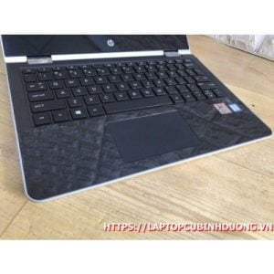 Laptop HP X360 -I3 7100u| Ram 8G| SSD 256G| Pin 3h|LCD 13.3 Cảm Ứng