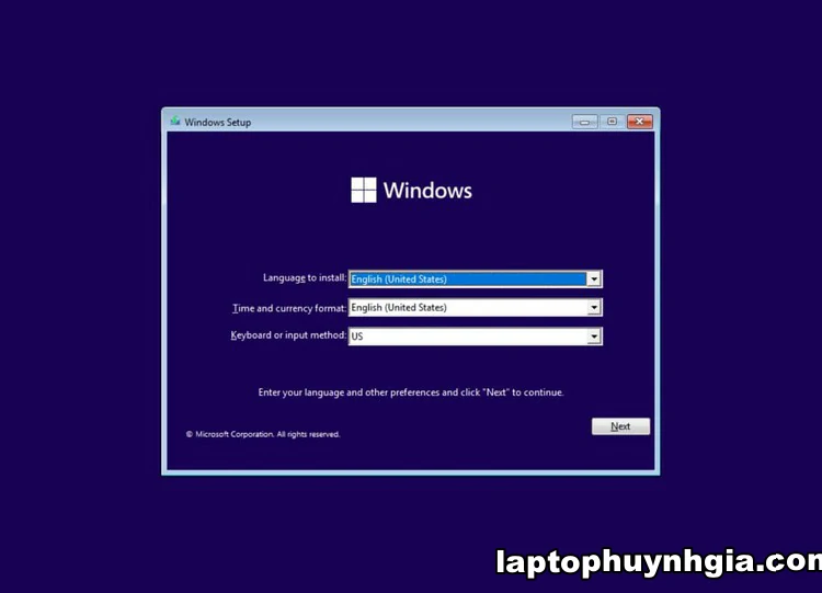Laptop Cũ Bình Dương - windows 11 setup laptophuynhgia1