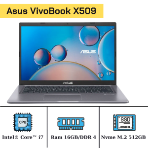 Asus X509/I7 8565u/Ram 16GB/Nvme 512GB/Nvidia MX230/LCD 15.6" FHD/Windows 10 33880