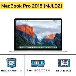 Macbook Pro 2015 Core I7 2.2ghz/16GB/SSD 256GB/LCD 15inh Retina/MacOS (MJLQ2) 33655
