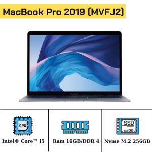 Macbook Pro 2019 Core(R) I5/Ram 16GB/SSD M.2 256GB/Intel(R) Iris 645/LCD 13 Retina/MacOS (MVFJ2) 33652
