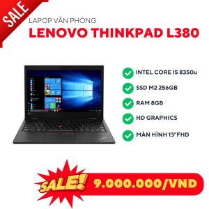 Thinkpad L380/I5 8350u/Ram 8GB/Nvme M.2 256GB/LCD 13"/Windows 10 40972