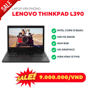 Thinkpad L390/I5 8265u/Ram 8GB/Nvme M.2 256GB/LCD 13" FHD/Windows 10 40969