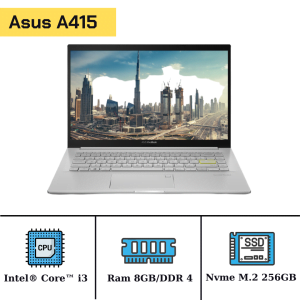 Asus A415/I3 1115G4/Ram 8GB/Nvme M.2 256GB/Intel UHD/LCD 14" FHD/Windows 10 33561
