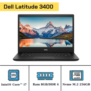 Dell Latitude 3400/Core(TM) I7 8565u/Ram 8GB/SSD Nvme M.2 256GB/Nvidia Mx130/LCD 14" FHD/Windows 10 33716