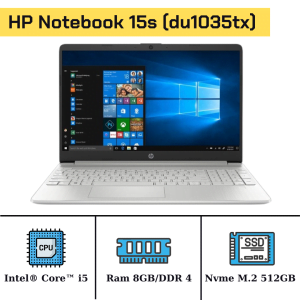 HP 15/Core(TM) I5 - 10210u/Ram 8GB/SSD Nvme M.2 512GB/Nvidia Mx130/LCD 15.6" FHD/Windows 10 33862