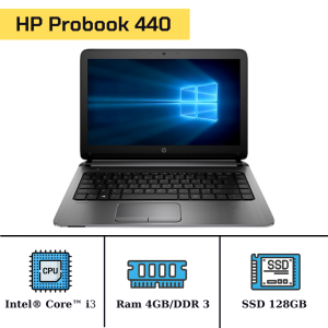 HP Probook 440/I3 6100u/Ram 4GB/SSD 128GB/Intel HD/LCD 14inch/Windows 10 33798