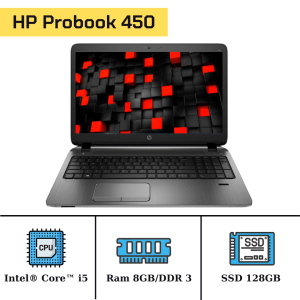 HP Probook 450/Core(TM) I5 4210u/Ram 8GB/SSD 128GB/Intel HD/LCD 15.6" HD/Winodws 10 33791