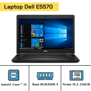 Laptop Dell E5570/I5 6300u/Ram 8GB/SSD 256GB/Intel HD 520/LCD 15.6" FHD/Windows 10 33726
