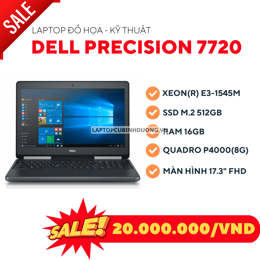 Laptop Dell Precision 7720 38356