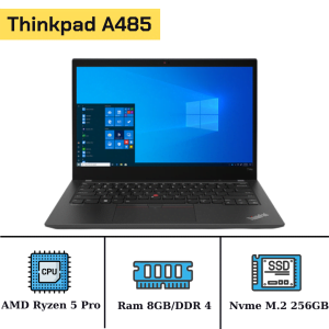 Thinkpad A485/AMD Ryzen 5 Pro/Ram 8GB/SSD 256GB/AMD Radeon Vega8/LCD 14" FHD/Windows 10 33635