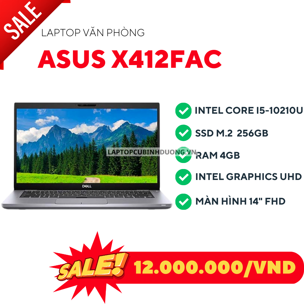 Laptop Asus Vivobook (A412FAC) 38320