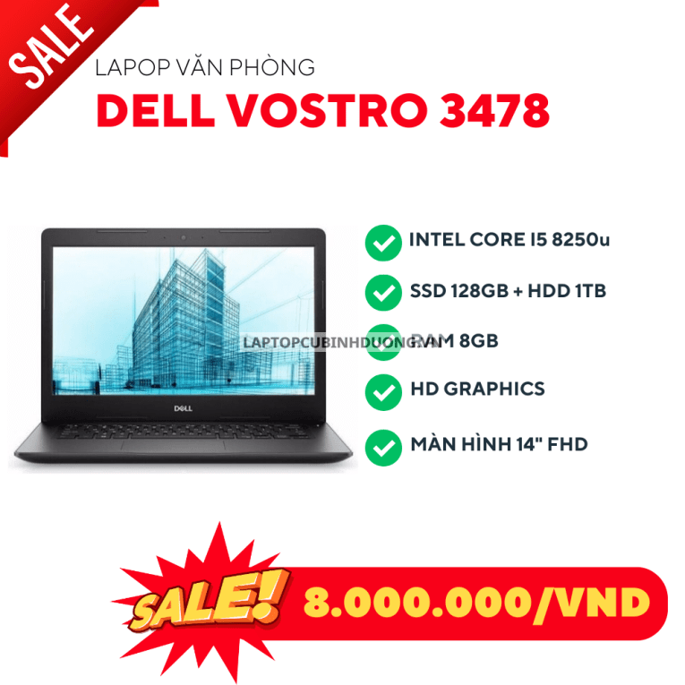 dell vostro 3478 i3