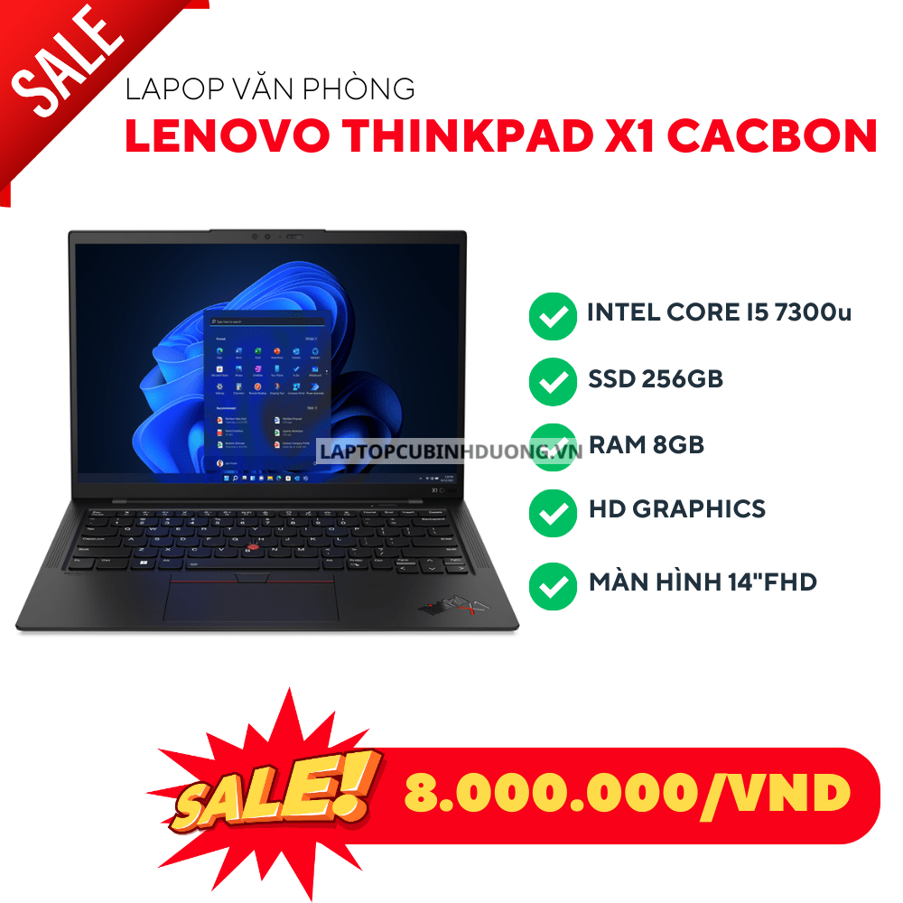 Lenovo ThinkPad X1 Carbon Cũ Giá Rẻ Trả Góp 0% Uy Tín Chất Lượng