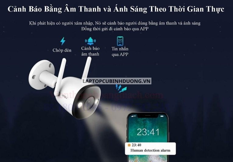 Camera WIFI IMOU IPC-F42FEP 4MP có màu ban đêm, đàm thoại 2 chiều 36713