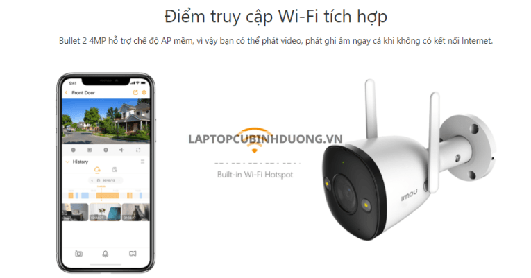 Camera WIFI IMOU IPC-F42FEP 4MP có màu ban đêm, đàm thoại 2 chiều 36715