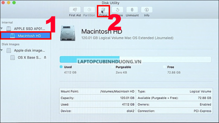Reset MacBook, khôi phục cài đặt gốc laptop macbook 38767
