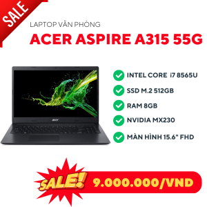 Laptop ACER ASPIRE A315 55G 39602