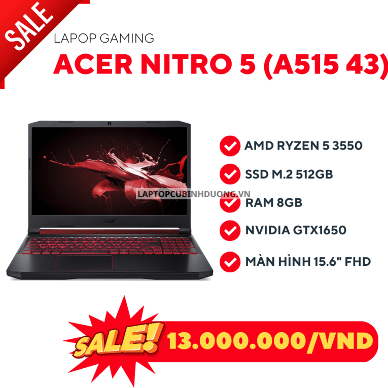 acer nitro 5 a515 43