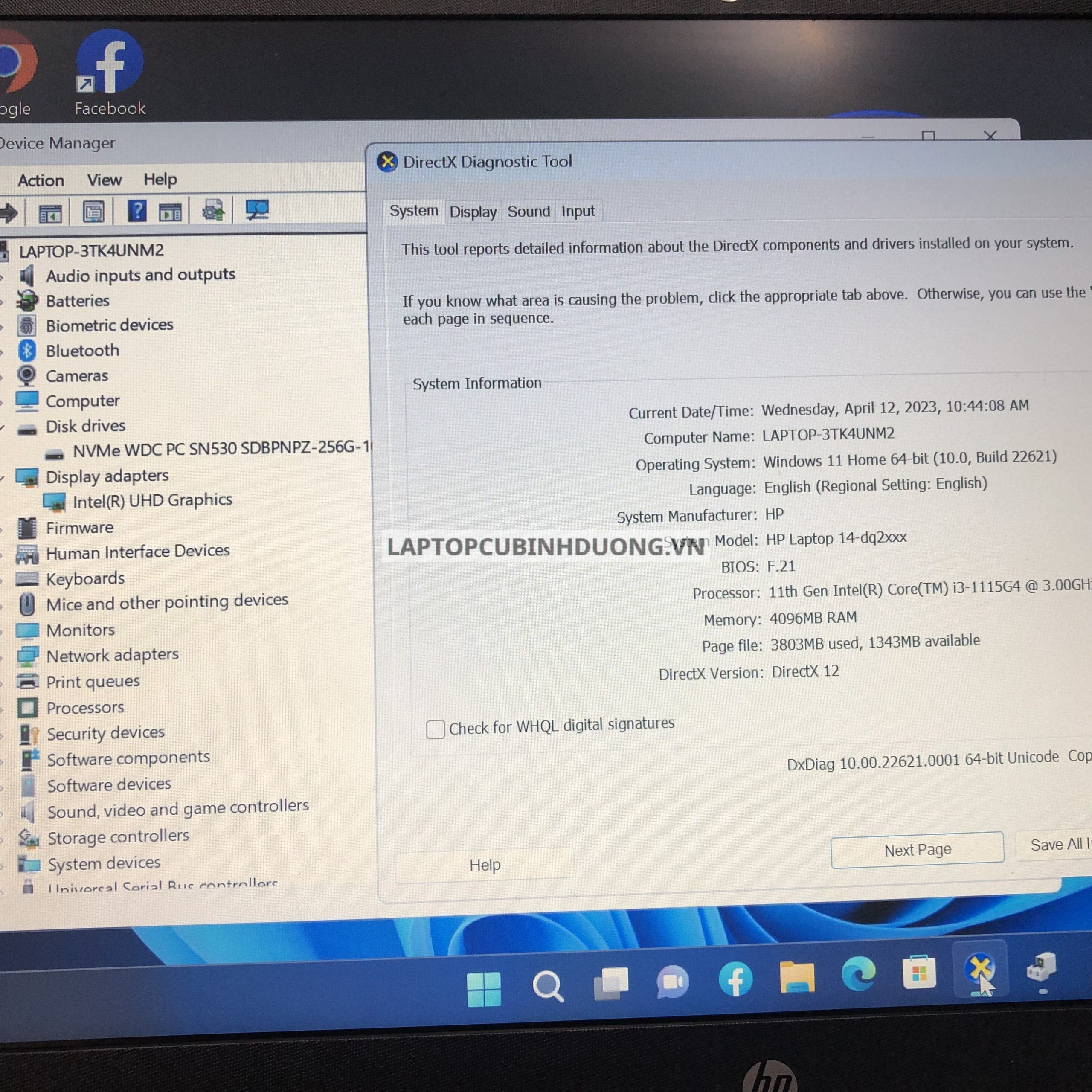 Laptop HP 14 (dq2xxx) 39382