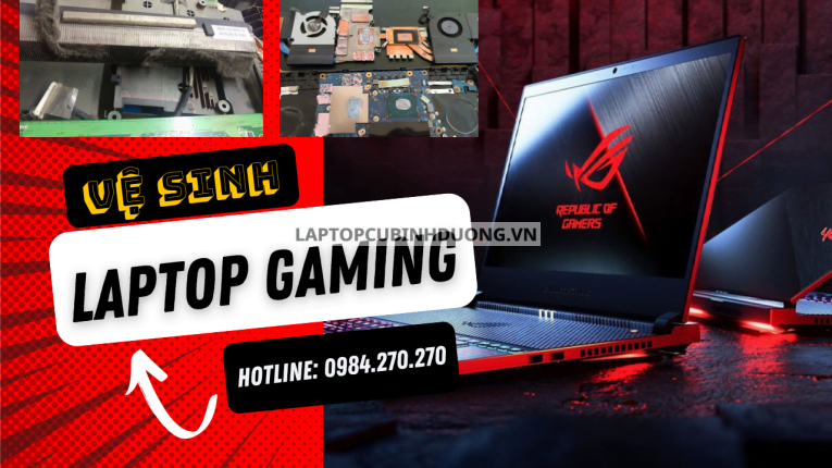 Vệ Sinh Laptop Gaming Lấy Liền Tại TDM Bình Dương 39827