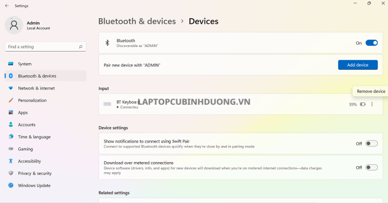 Cách Khắc phục Bluetooth laptop, PC ngắt liên tục trên Windows 11 nhanh chóng 40318