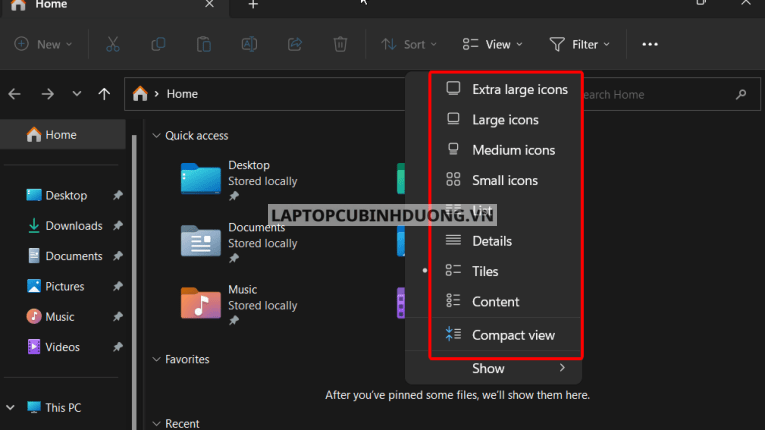 [Hướng dẫn] Thay đổi kích thước icon trên Windows 11 đơn giản 40307