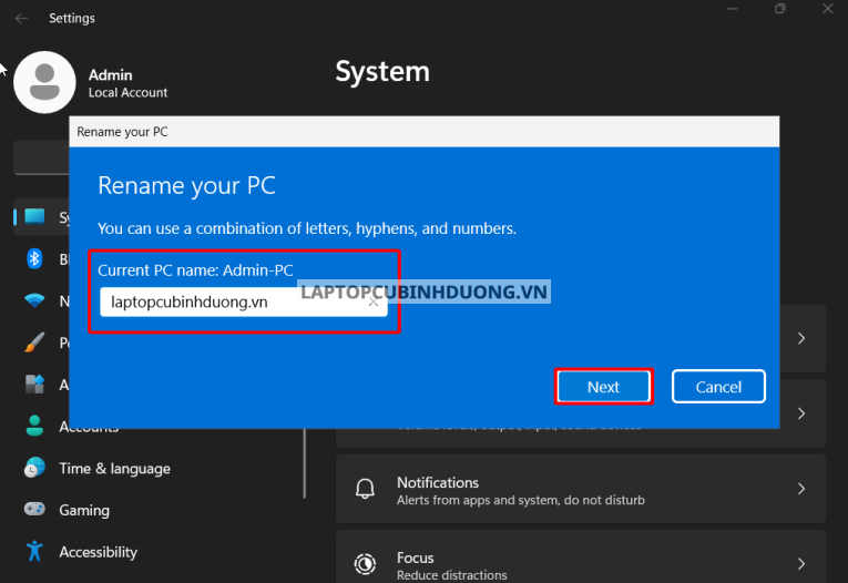 Hướng dẫn đổi tên máy tính Windows 11 cực dễ 40288