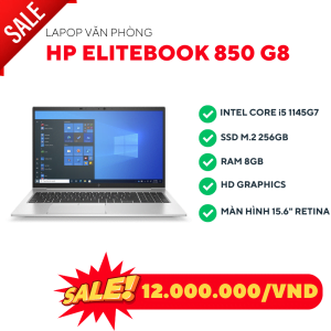 HP Elitebook 850 G8 - i5 1145G7/16GB/256GB/Win10 41280