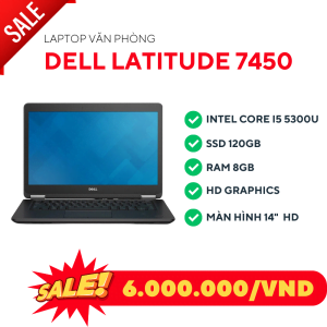 Laptop Dell Latitude 7450 - I5 5300U/8GB/120GB/Win10 (B3Q0Y52) 40699