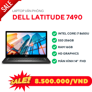 Laptop Dell Latitude 7490 - i7 8650U/16GB/256GB/Win10 (BN9WZQ2) 40708