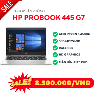 Laptop HP Probook 455 G7 - AMD Ryzen 5 4500U/8GB/256GB/Win11 (7RX17AV) 40666
