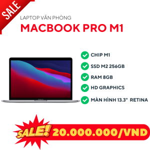 MacBook Pro 2020 - M1/8GB/256GB/MacOS (MYD82) 40684