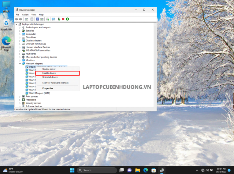 Những cách khắc phục lỗi mất biểu tượng WIFI trên Laptop Windows 11 41456