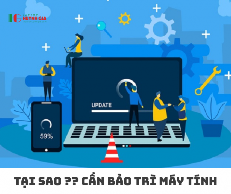 Laptop Cũ Bình Dương - tai sao can bao tri may tinh