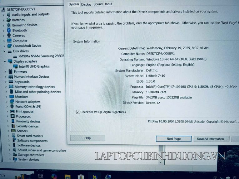 Laptop Cũ Bình Dương - Dell E7410 Laptopcubinhduong.vn