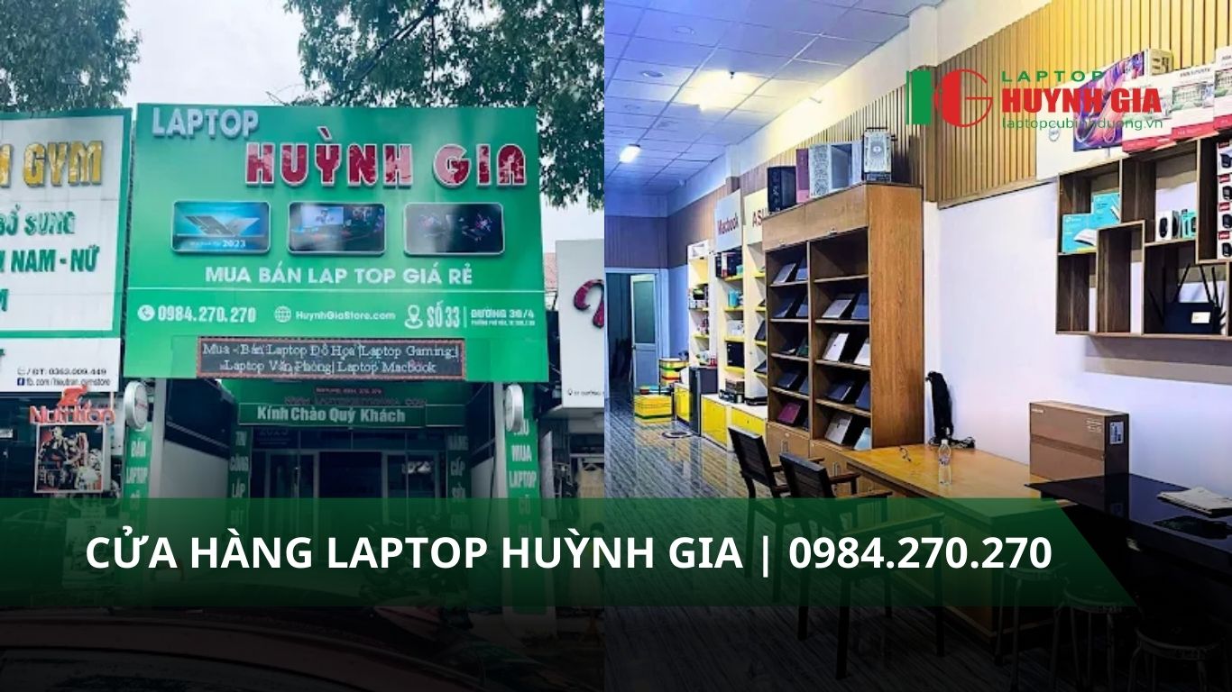 Cửa hàng Laptop Huỳnh Gia