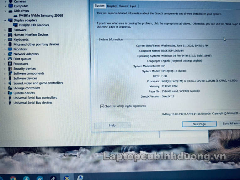 Laptop Cũ Bình Dương - Laptop HP 15 Laptopcubinhduong.vn 3
