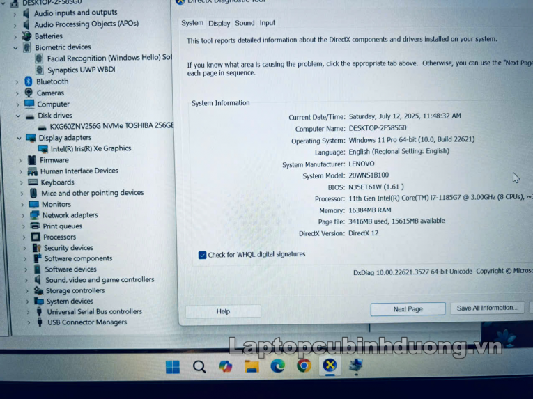 Laptop Cũ Bình Dương - Thinkpad T14s Gen2 laptopcubinhduong.vn 1