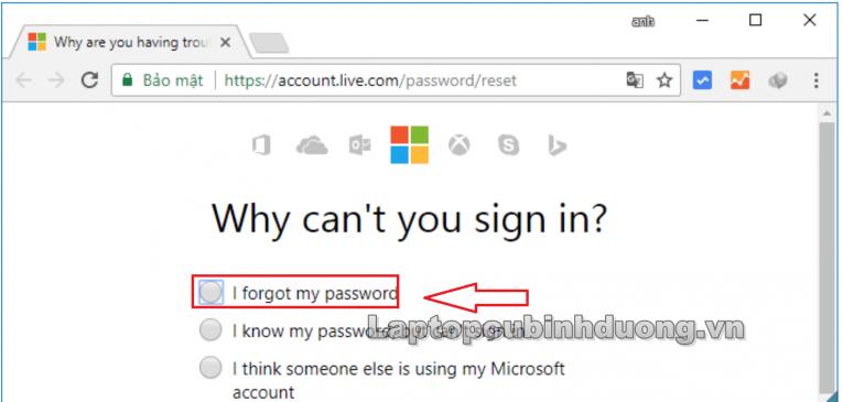 Laptop Cũ Bình Dương - Xoa pass tai khoan microsoft laptopcubinhduong.vn