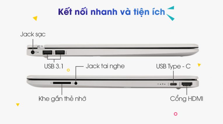 Laptop Cũ Bình Dương - hp 15s fq1105tu i5 193p7pa usb