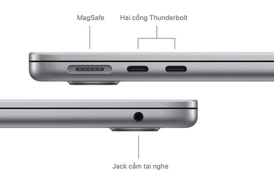 Laptop Cũ Bình Dương - macbook air m3 13 2024 8cpu 10gpu 8gb 512gb