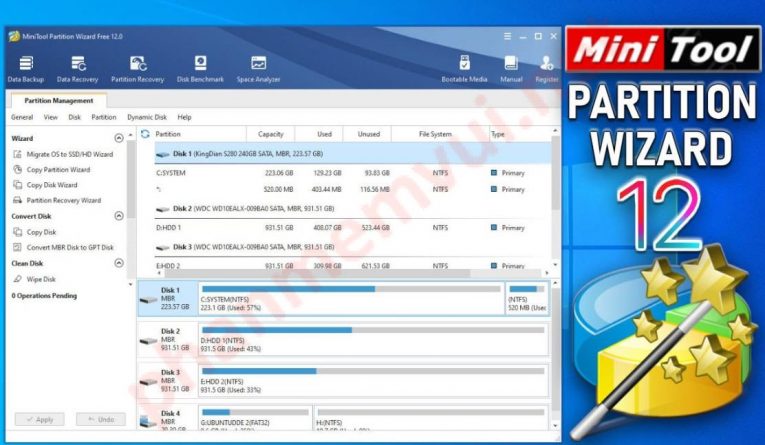 Laptop Cũ Bình Dương - minitool partition wizard