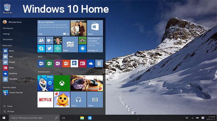 Laptop Cũ Bình Dương - windows 10 home voi windows 10 pro