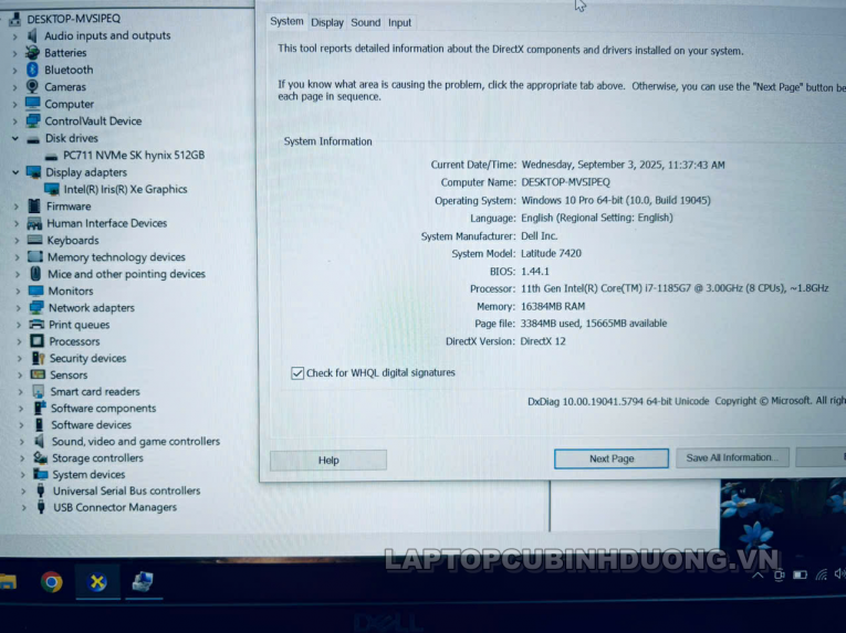 Laptop Cũ Bình Dương - Dell Latitude 7420 Laptopcubinhduong.vn 3