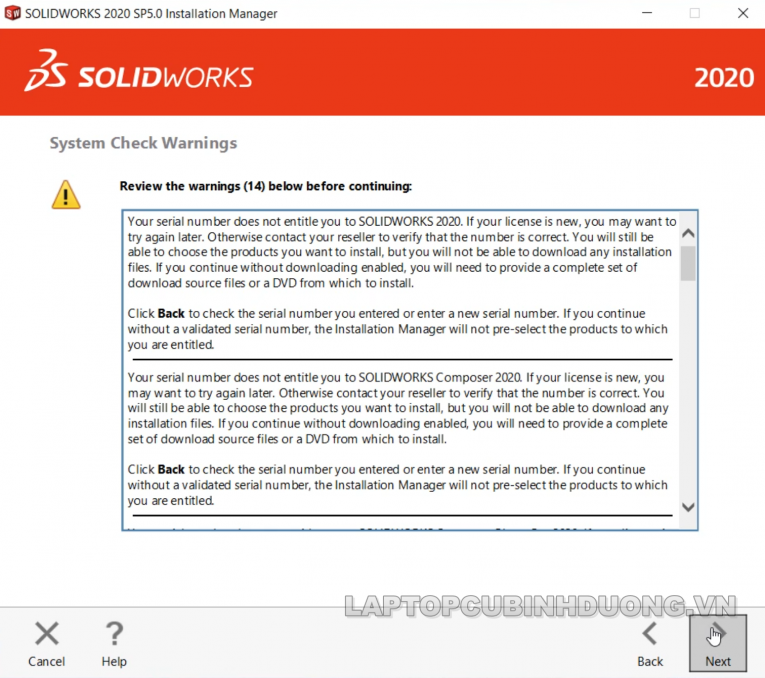 Laptop Cũ Bình Dương - Solidworks 2020 12